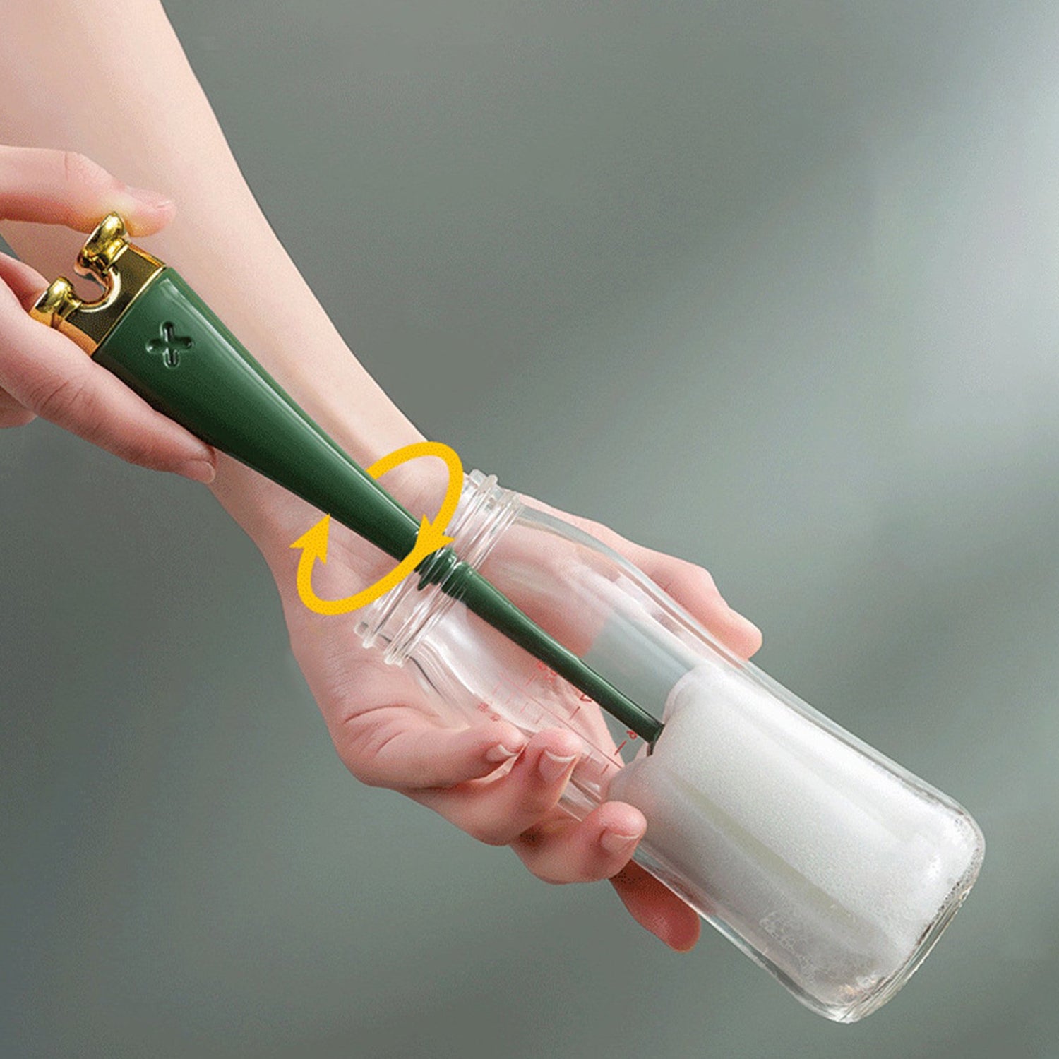 Multifunctional Silicone Bottle Cleaning Foam Brush with Plastic Long Handle (1 Pc) - Shivani Jaswal Multifunctional Silicone Bottle Cleaning Foam Brush with Plastic Long Handle (1 Pc)