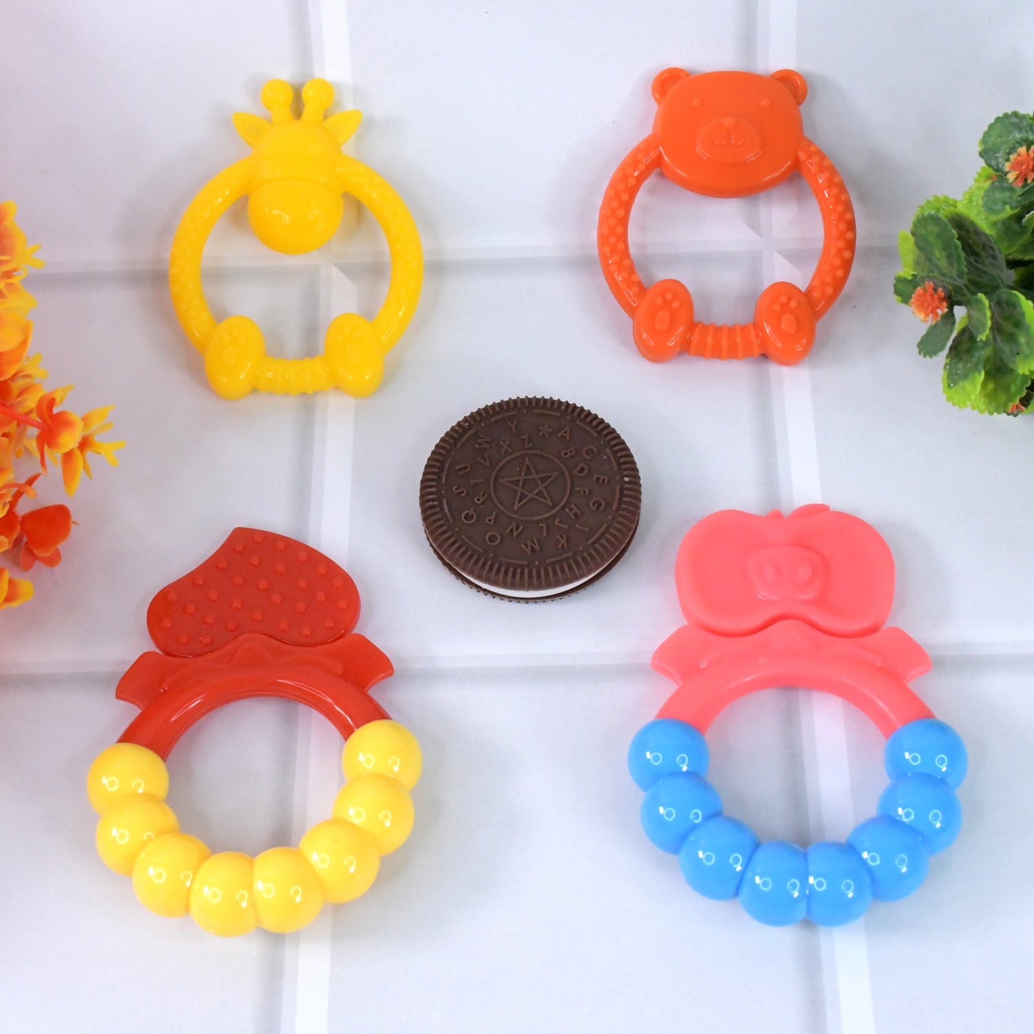 Silicone Baby Teething Toys (1 Pc / Mix Design) - Shivani Jaswal Silicone Baby Teething Toys (1 Pc / Mix Design)