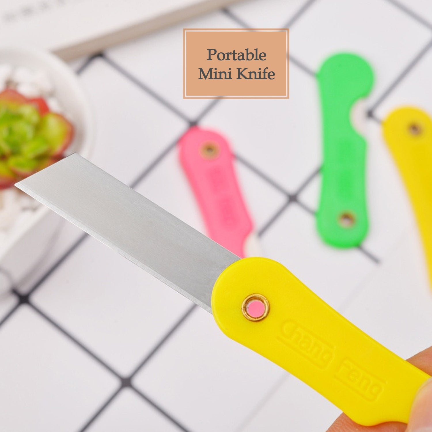 Multicolour Mini Paper Cutter Knife Pencil Knife (Pack of 12) - Shivani Jaswal Multicolour Mini Paper Cutter Knife Pencil Knife (Pack of 12)