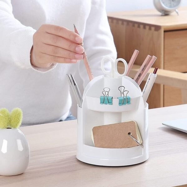 Plastic Rotatable Pen Holder, Pencil Marker Holder (1 Pc)