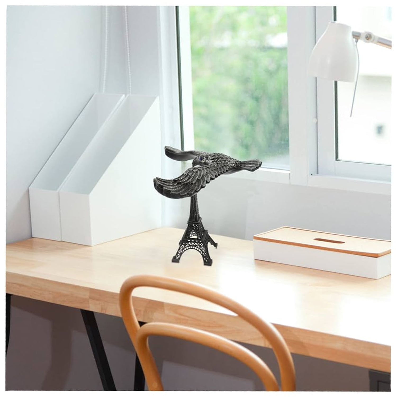 Balancing Bird Metal Eiffel Tower Statue Balance Eagle Toy (1 Set) - Shivani Jaswal Balancing Bird Metal Eiffel Tower Statue Balance Eagle Toy (1 Set)