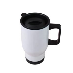 Stainless Steel Vacuum Insulated Mug with Lid (1 Pc / Mix Design & Color)