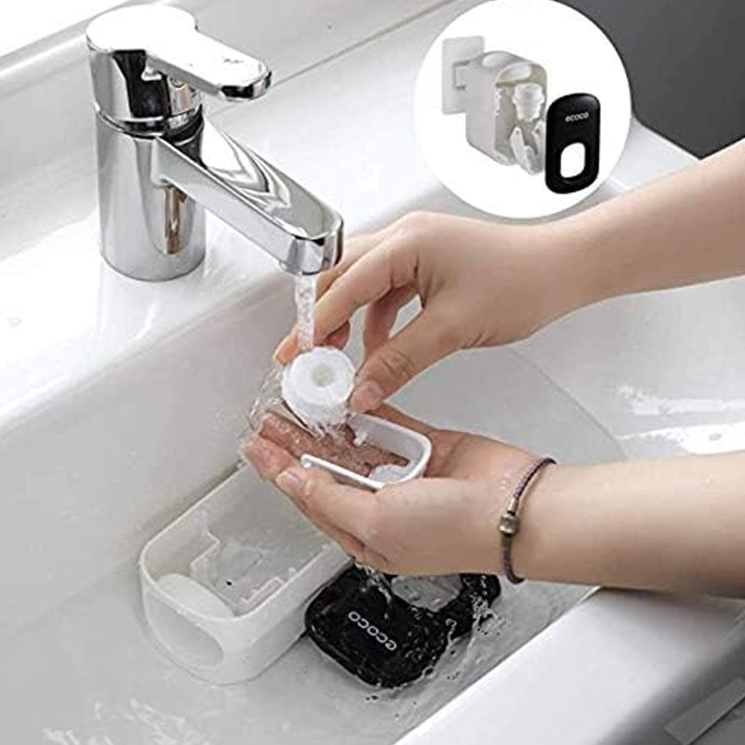 ABS Automatic Toothpaste Dispenser Space Saving for Home Bath Accessory (1 Pc) - Shivani Jaswal ABS Automatic Toothpaste Dispenser Space Saving for Home Bath Accessory (1 Pc)