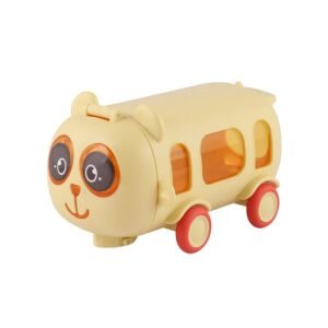 Bus Shape Water Bottle for Kids with Strap (500 ML Approx / Mix Color / 1 Pc)