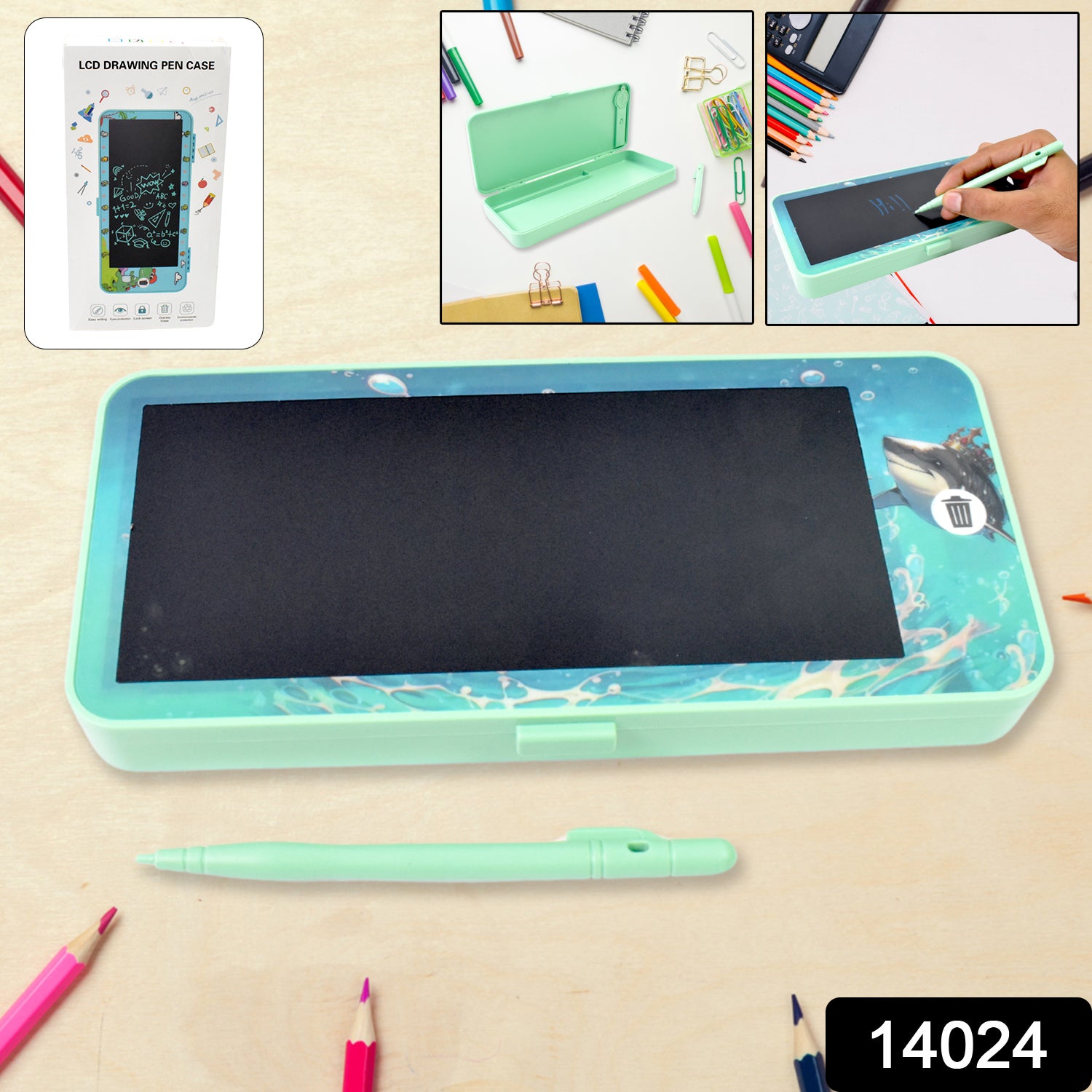 LED Drawing Pen Case writing pad / Compass Blue colour (1 pc) - Shivani Jaswal LED Drawing Pen Case writing pad / Compass Blue colour (1 pc)
