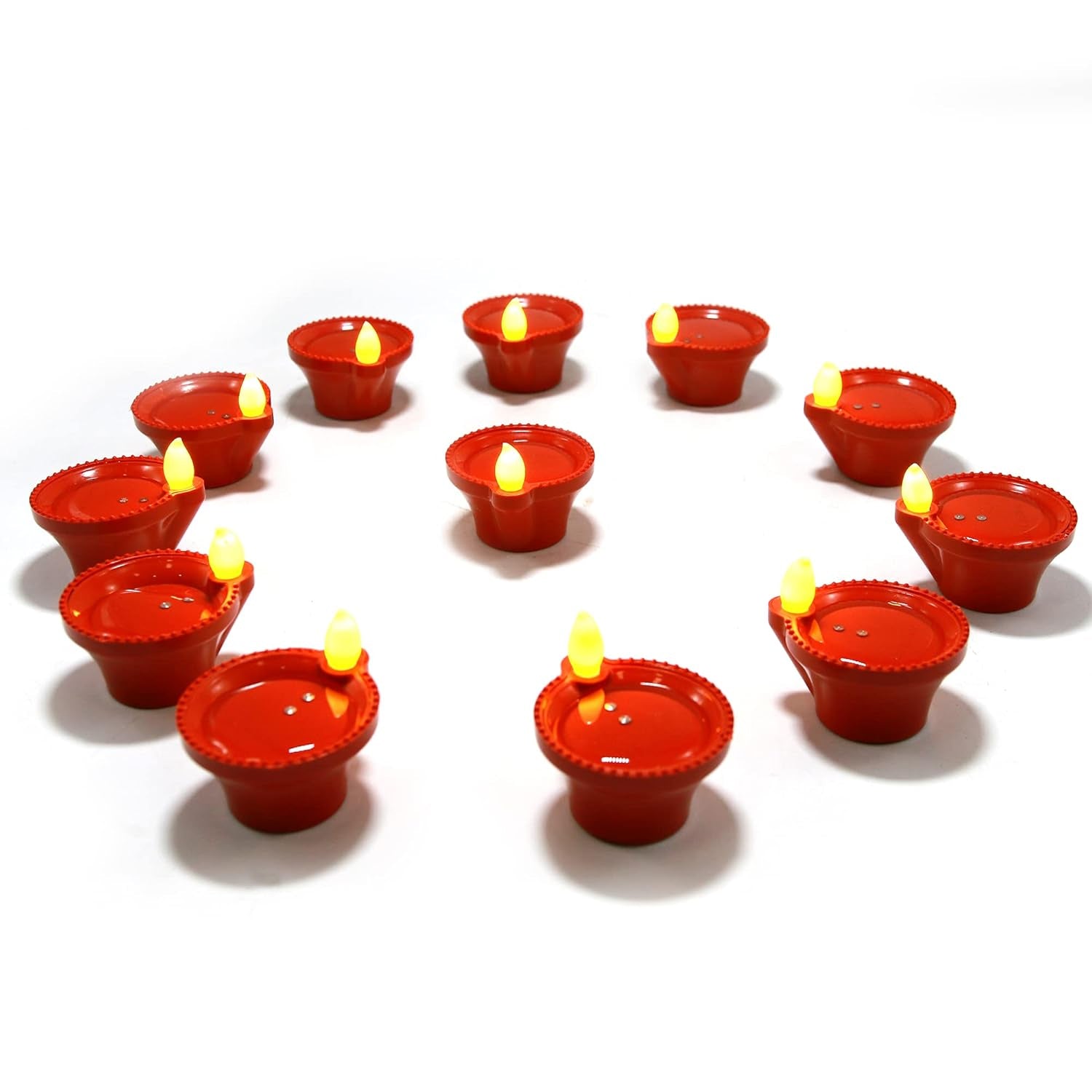 Water Sensor Diyas for Diwali Decoration (12 Pcs Set) - Shivani Jaswal Water Sensor Diyas for Diwali Decoration (12 Pcs Set)