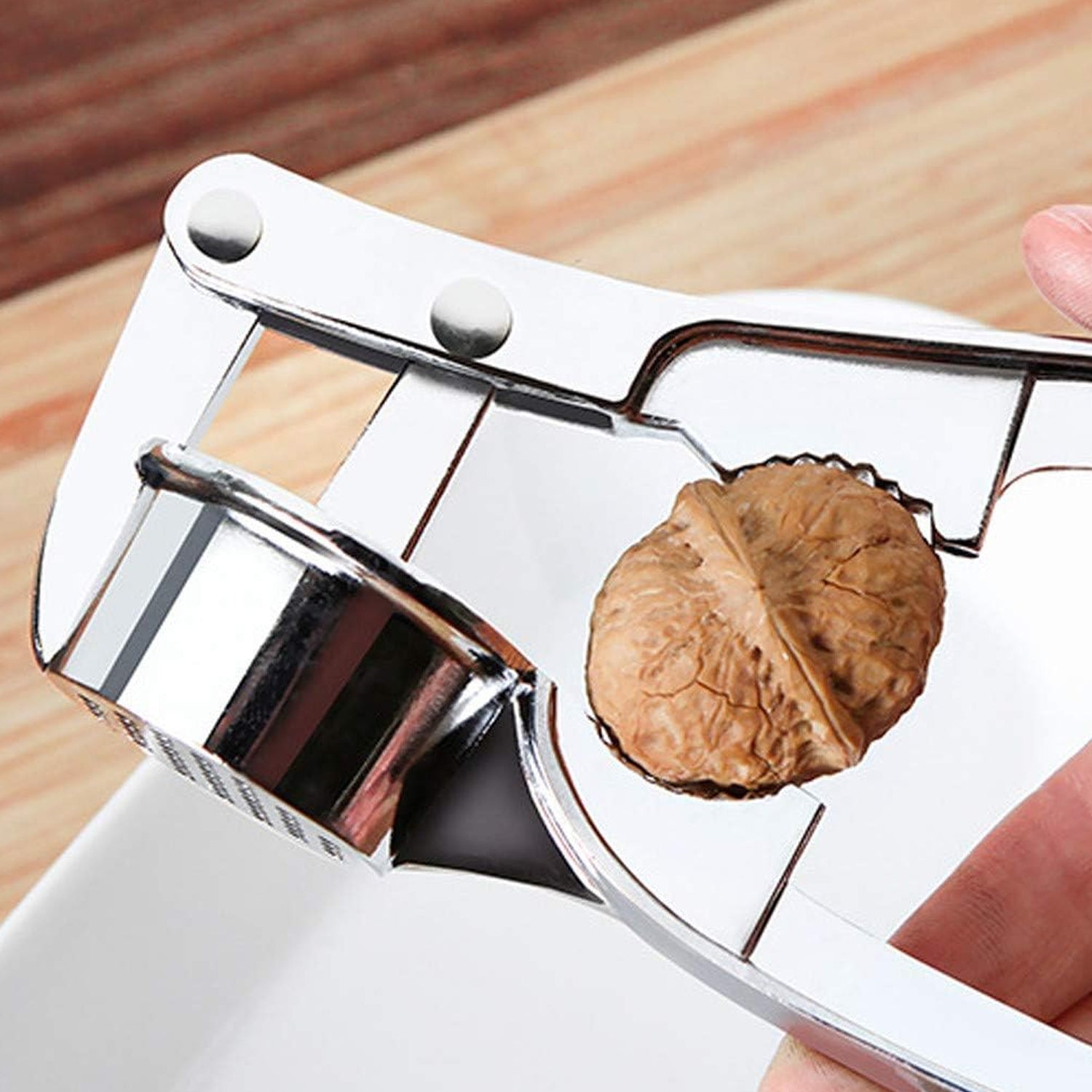 2 in1 Garlic Masher Premium Garlic Press & Walnut Cracker Opener (1 Pc) - Shivani Jaswal 2 in1 Garlic Masher Premium Garlic Press & Walnut Cracker Opener (1 Pc)