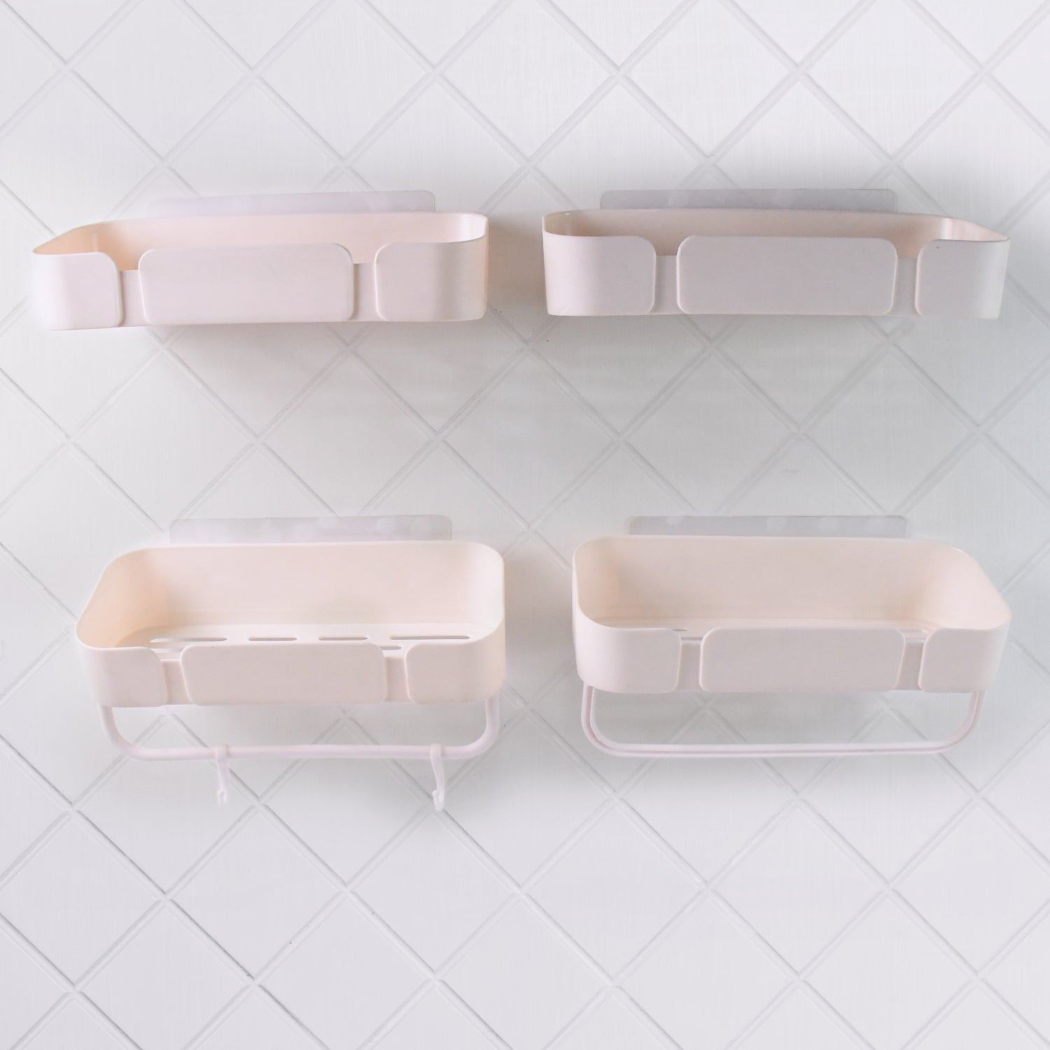 Multipurpose Kitchen Bathroom Wall Corner Shelf Rack (4 Pcs Set) - Shivani Jaswal Multipurpose Kitchen Bathroom Wall Corner Shelf Rack (4 Pcs Set)