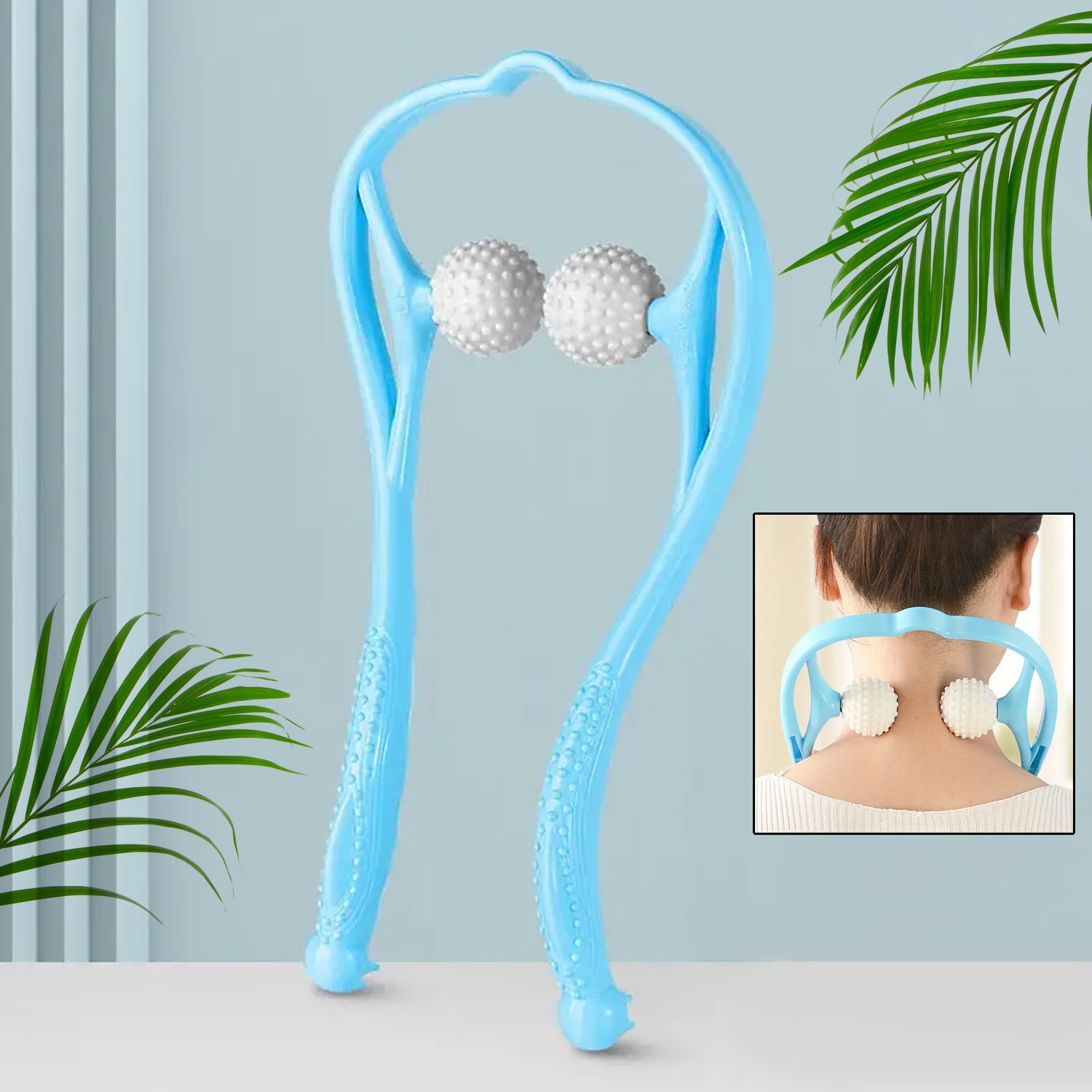 Portable Neck & Shoulder Massager for Back & Waist Relief - Shivani Jaswal Portable Neck & Shoulder Massager for Back & Waist Relief