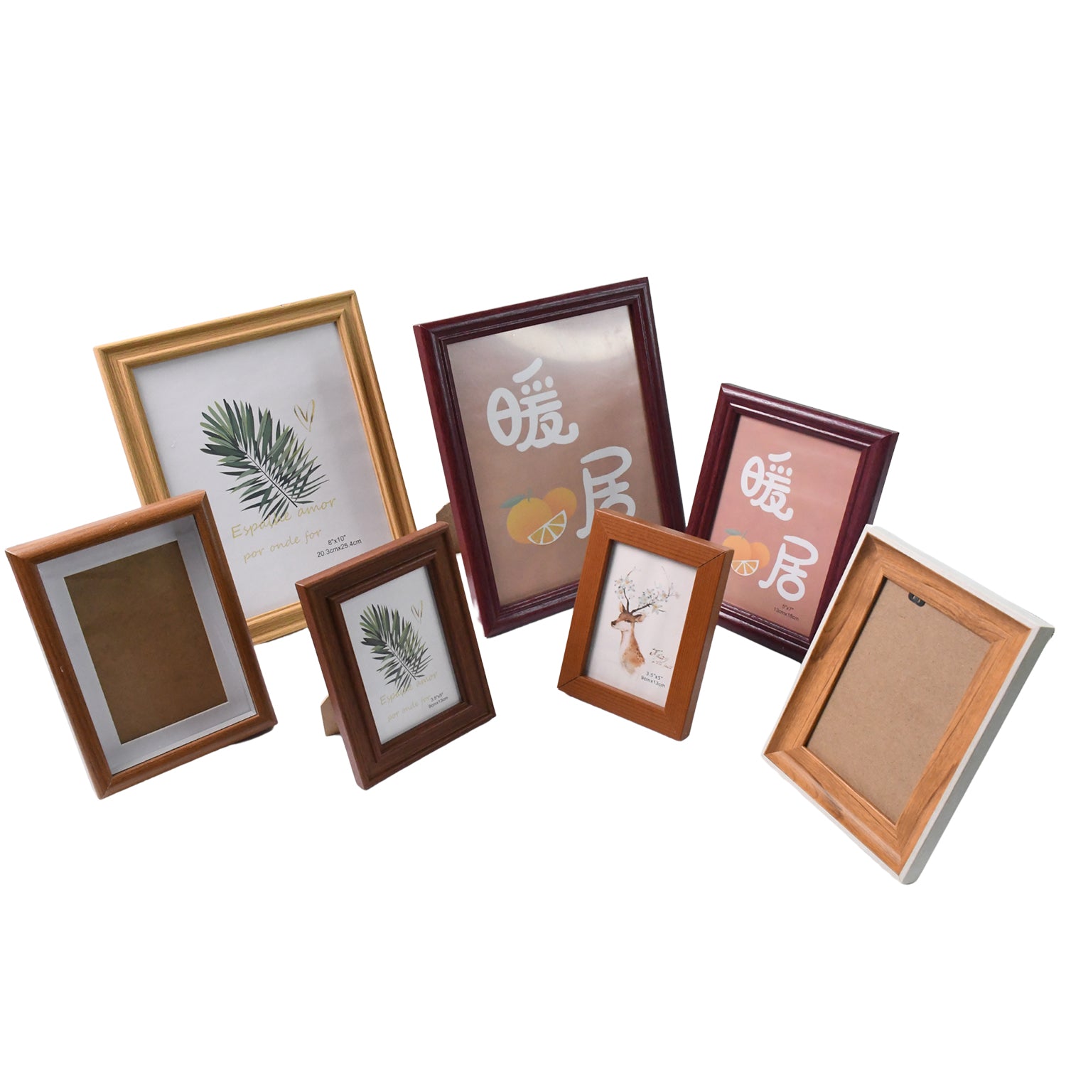 Creative Solid Wooden Photo Frame (Mix Design & Size / 1 Pc) - Shivani Jaswal Creative Solid Wooden Photo Frame (Mix Design & Size / 1 Pc)