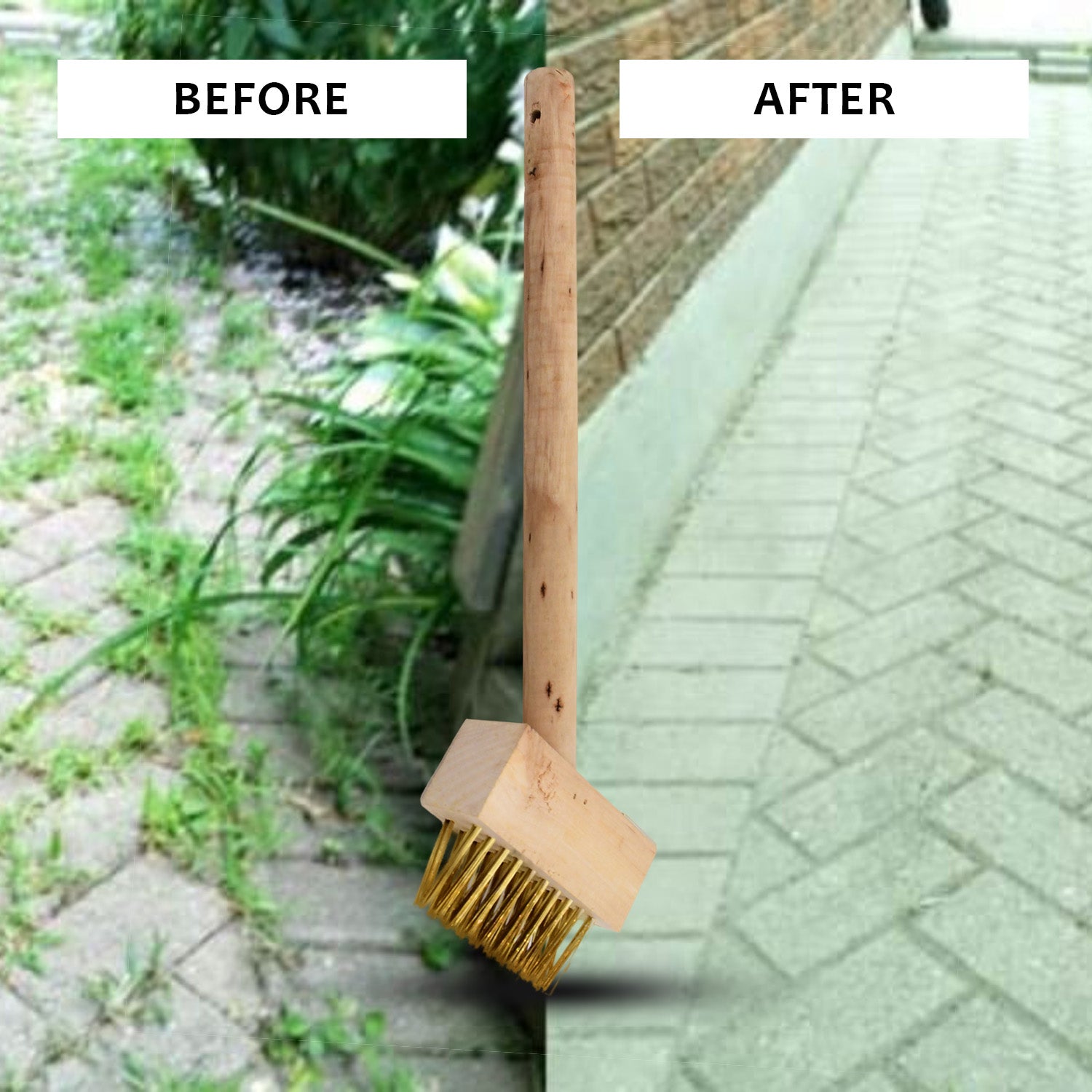 Paving Brush Wooden Block Paving Brush Patio Weed Remover Tool (1 Pc) - Shivani Jaswal Paving Brush Wooden Block Paving Brush Patio Weed Remover Tool (1 Pc)