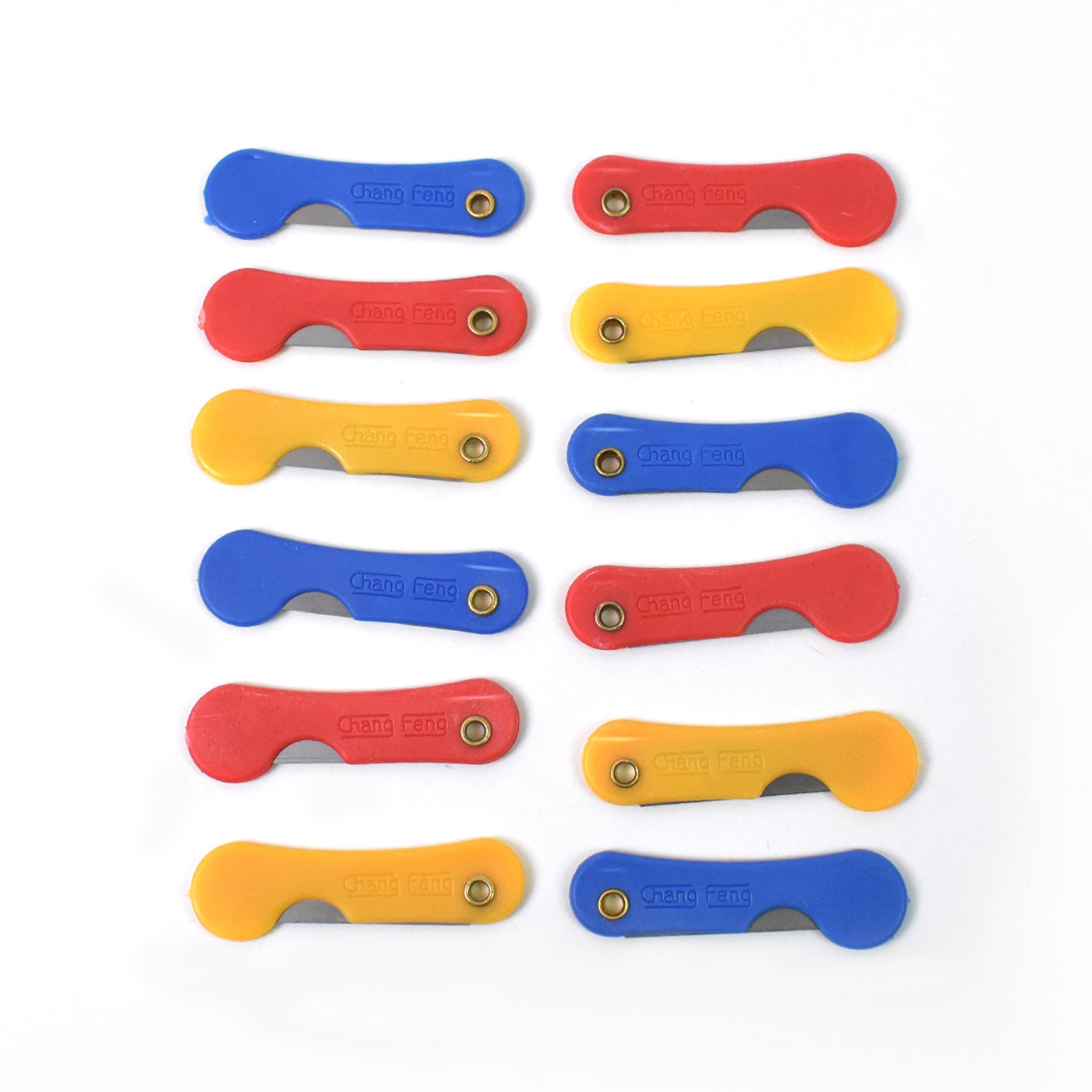 Multicolour Mini Paper Cutter Knife Pencil Knife (Pack of 12) - Shivani Jaswal Multicolour Mini Paper Cutter Knife Pencil Knife (Pack of 12)