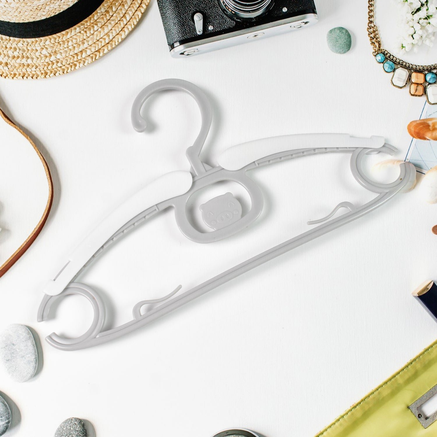 Large Dress Hanger Plastic Adjustable Cloth Hanger (5 pcs Set) - Shivani Jaswal Large Dress Hanger Plastic Adjustable Cloth Hanger (5 pcs Set)