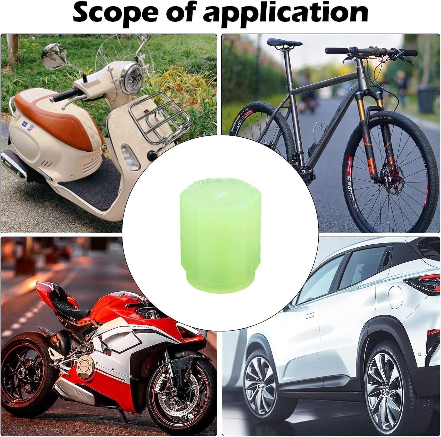 Tyre Valve Caps Luminous Glow Car Tire Valve Cap Covers vaal cap (100 Pcs Set) - Shivani Jaswal Tyre Valve Caps Luminous Glow Car Tire Valve Cap Covers vaal cap (100 Pcs Set)