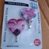 Multipurpose Strong Heart Shape Hook Self-Adhesive hooks (2 Pc Set)