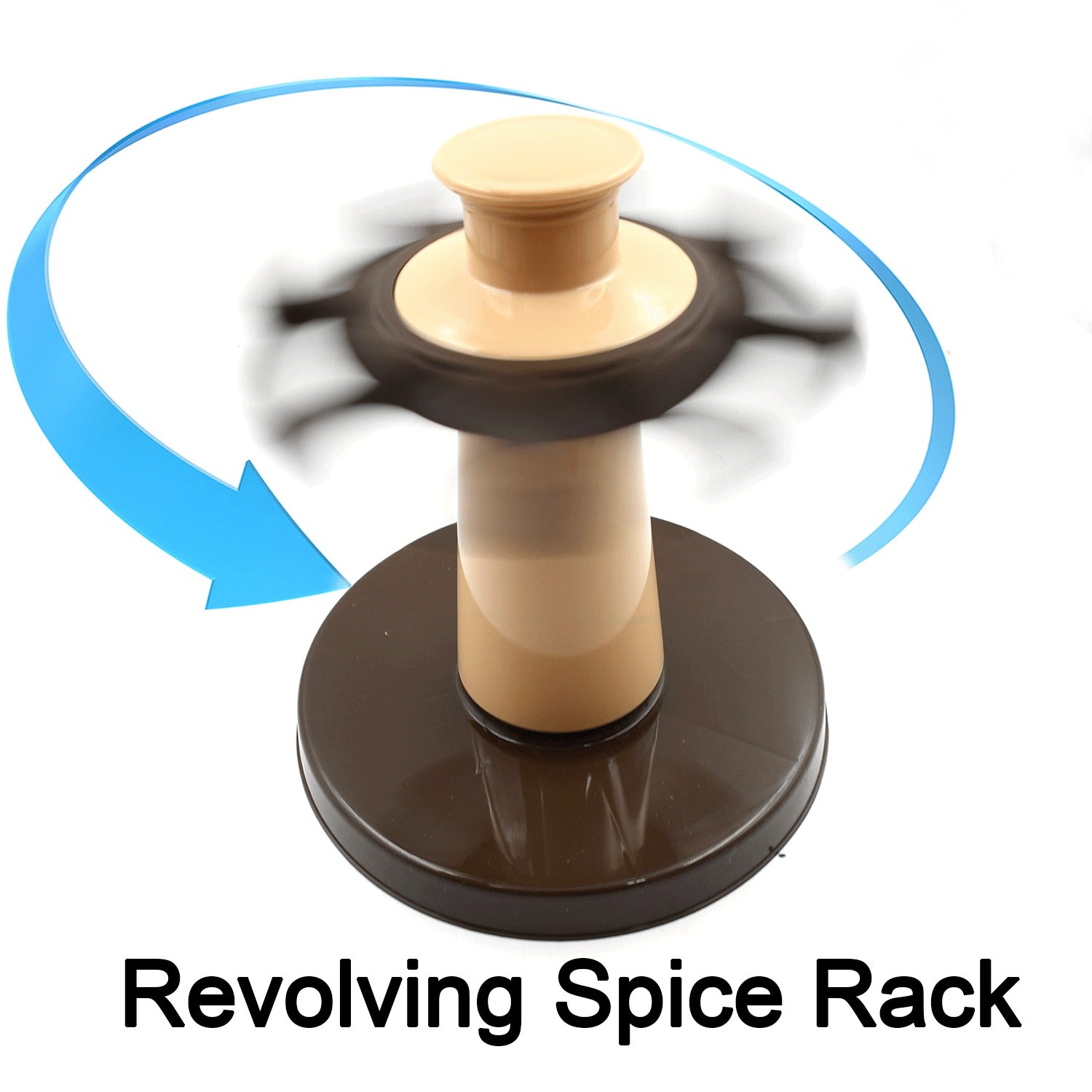 Revolving Spice Rack, 8 Spice jars with 120 ml, Condiment Set - Shivani Jaswal Revolving Spice Rack, 8 Spice jars with 120 ml, Condiment Set