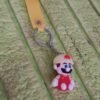 Cute Cartoon Silicone 3D Key Chain with Metal Hook & Strap (Pack of 1)