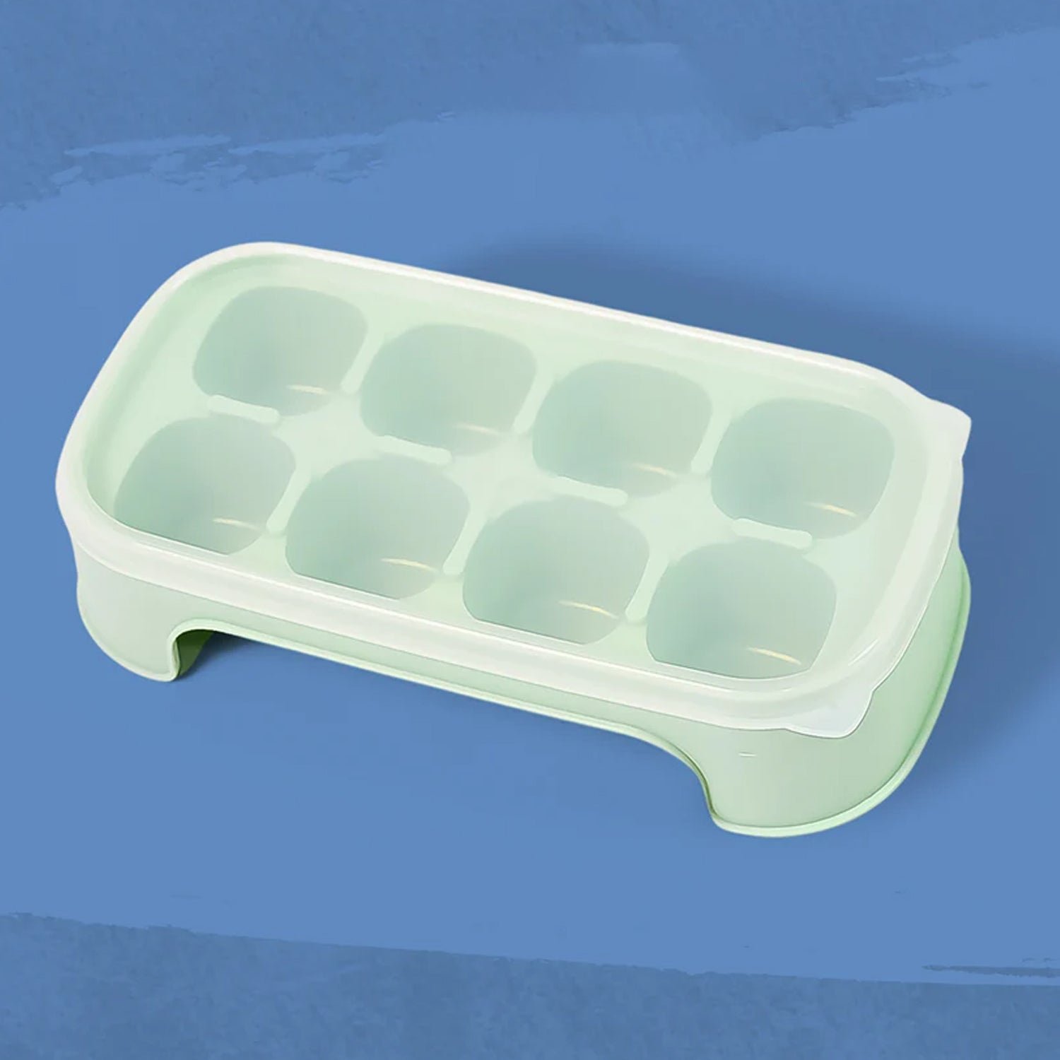 Ice Mold, 8 Grid Food Grade Portable Plastic Ice Tray (1 Pc / 15×8 Cm) - Shivani Jaswal Ice Mold, 8 Grid Food Grade Portable Plastic Ice Tray (1 Pc / 15×8 Cm)