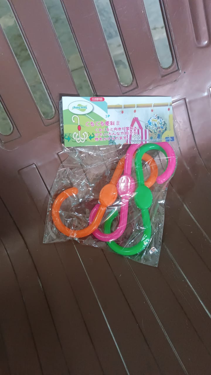 S Shape Plastic Hooks Hanger for Hanging Cloth (3 Pcs Set) - Shivani Jaswal S Shape Plastic Hooks Hanger for Hanging Cloth (3 Pcs Set)