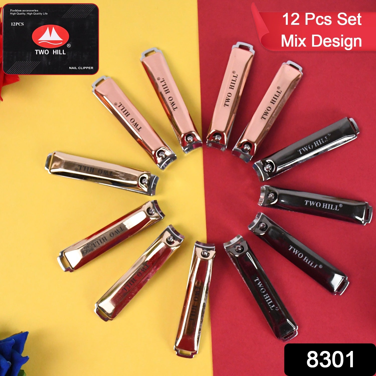 Stainless Steel Cute Nail Clipper with Nail Catcher, Nail File (12 Pcs Set / Mix Design) - Shivani Jaswal Stainless Steel Cute Nail Clipper with Nail Catcher, Nail File (12 Pcs Set / Mix Design)