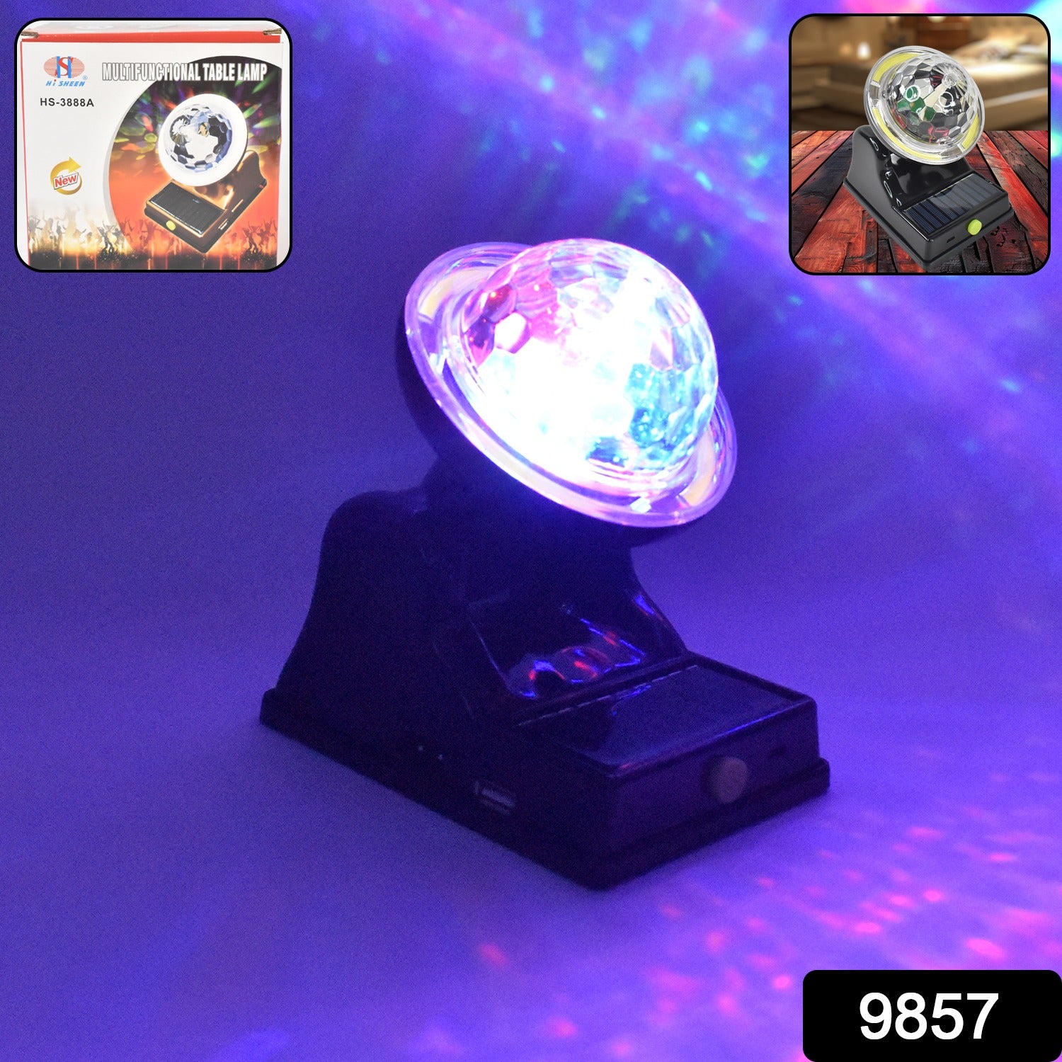 Multifunctional Solar 2 Modes Light Party Disco Light (1 Pc) - Shivani Jaswal Multifunctional Solar 2 Modes Light Party Disco Light (1 Pc)