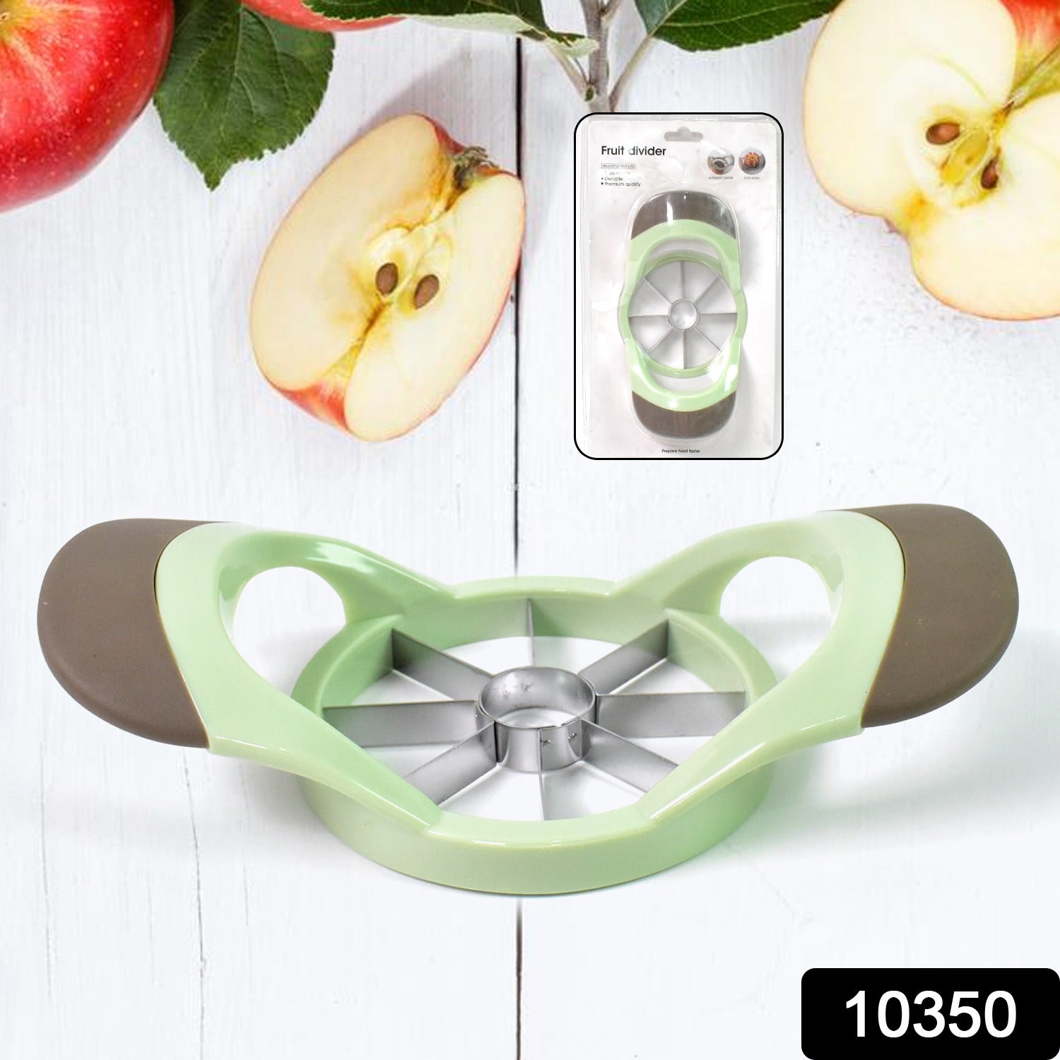 Fruit and Vegetable Cutter Stainless Steel Fruit Separator, 8-cut apple slicer (1 Pc) - Shivani Jaswal Fruit and Vegetable Cutter Stainless Steel Fruit Separator, 8-cut apple slicer (1 Pc)