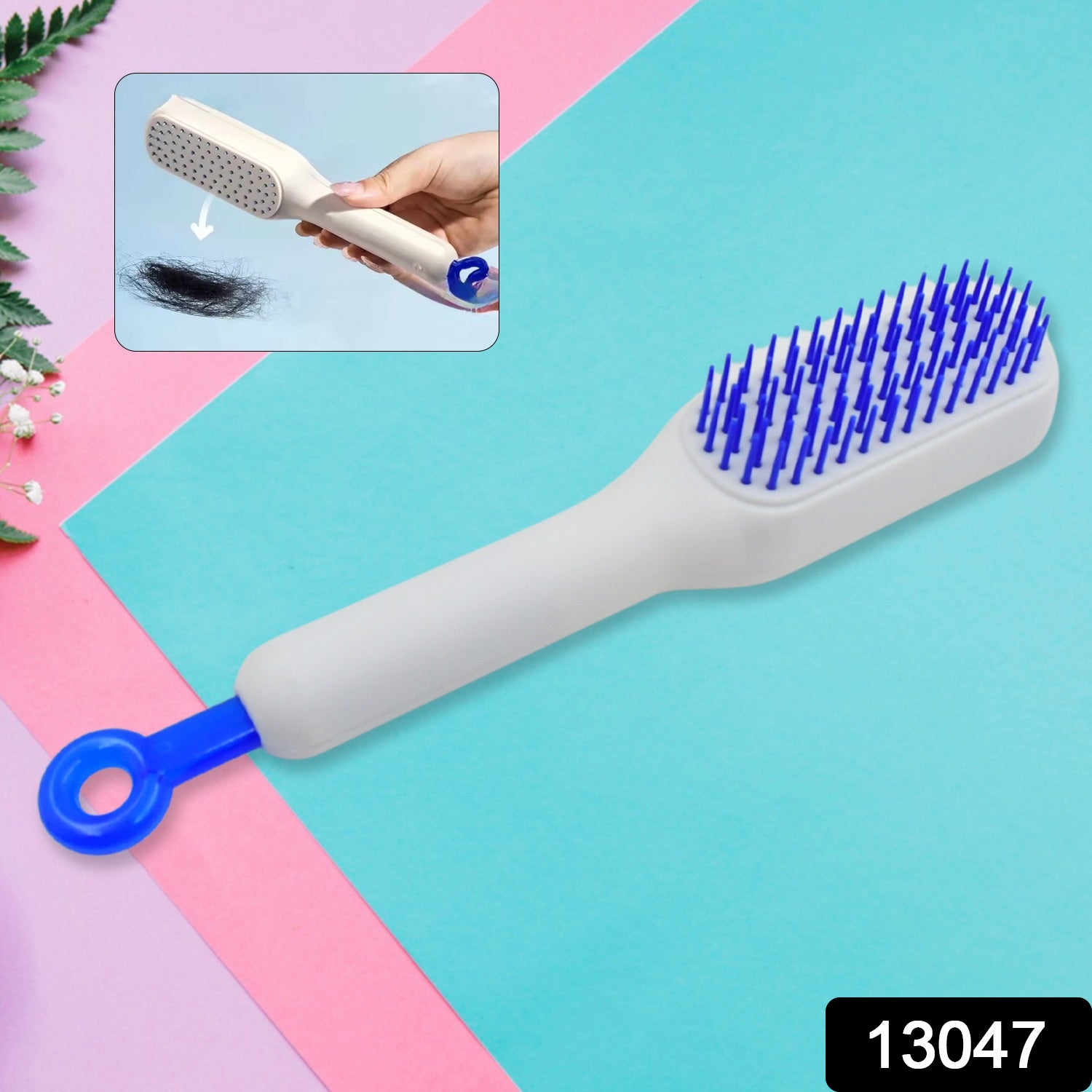 Self-Cleaning Hairbrush – Anti-Static, Detangling, Rotating Massage Comb, Hair accessories - Shivani Jaswal Self-Cleaning Hairbrush – Anti-Static, Detangling, Rotating Massage Comb, Hair accessories