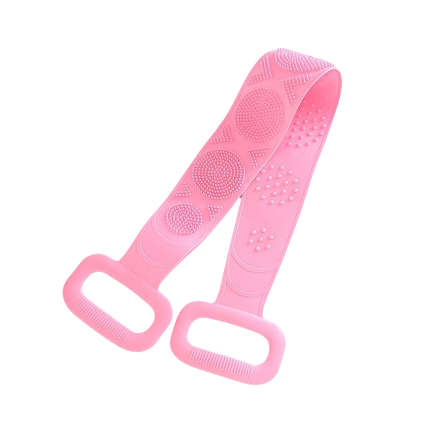 Silicone Body Back Scrubber - Double-Sided Bath Brush for Deep Cleaning & Massage (Medium Size /1pc) - Shivani Jaswal Silicone Body Back Scrubber - Double-Sided Bath Brush for Deep Cleaning & Massage (Medium Size /1pc)