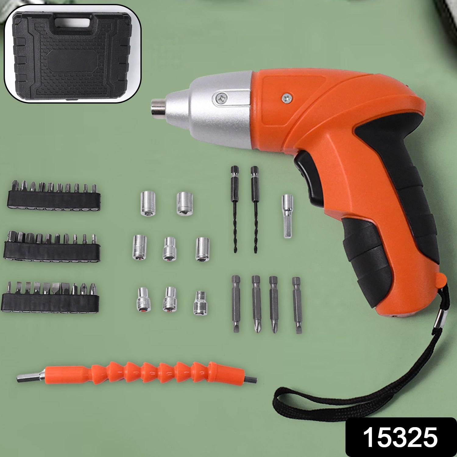 Portable Electric Screwdriver Set with 45 Bits (1 Set) - Shivani Jaswal Portable Electric Screwdriver Set with 45 Bits (1 Set)