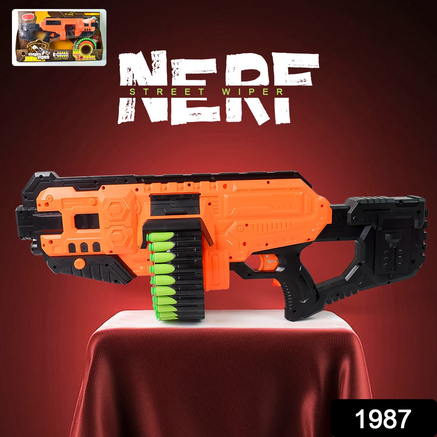 Street Viper Gun With 30 Soft Bullets (1 Set) - Shivani Jaswal Street Viper Gun With 30 Soft Bullets (1 Set)