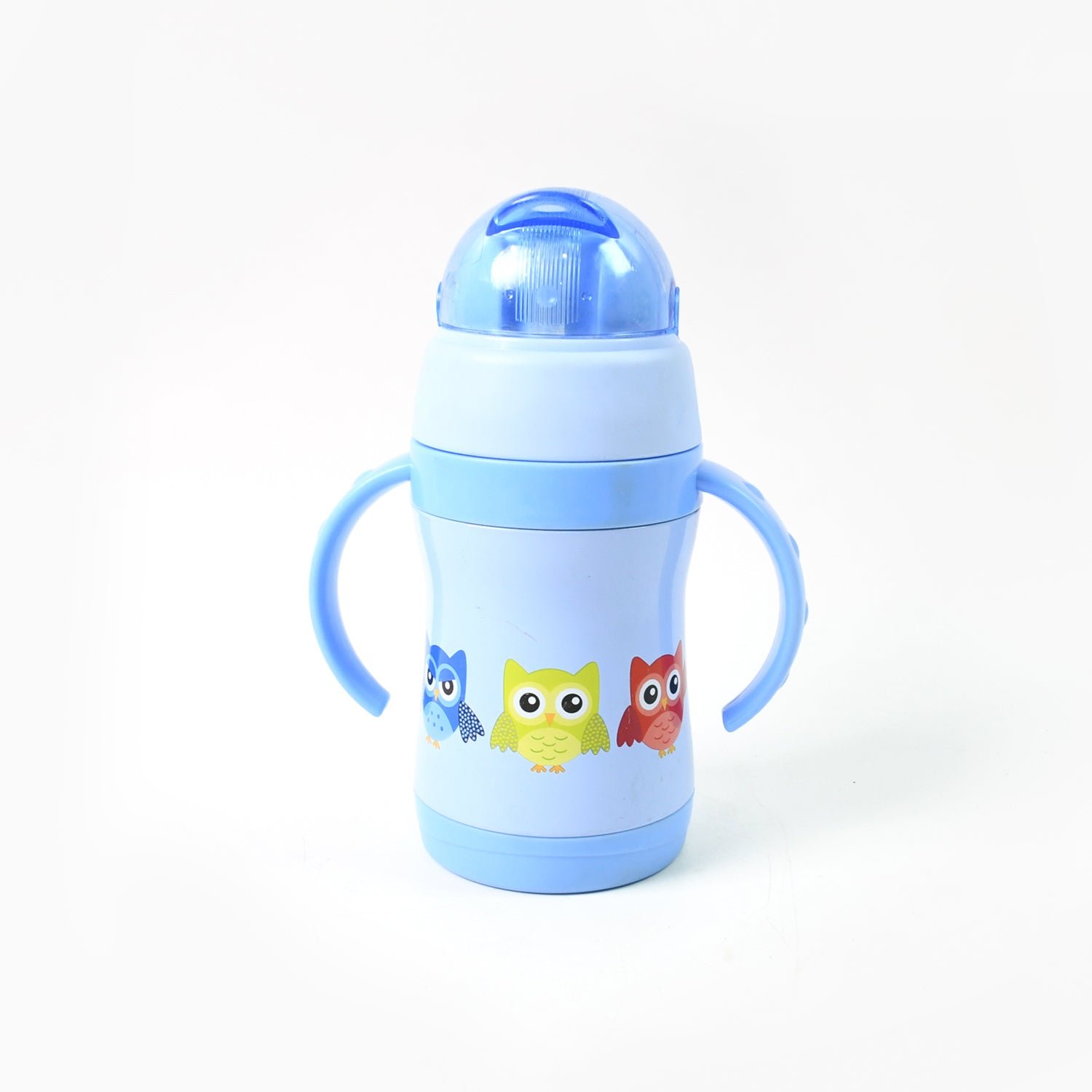 Vacuum Stainless Steel Water Bottle With Carry Handle & Straw (280 ML) - Shivani Jaswal Vacuum Stainless Steel Water Bottle With Carry Handle & Straw (280 ML)