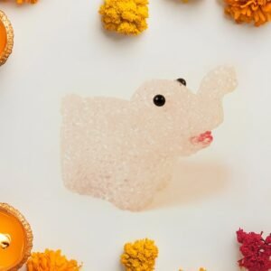 Dog Elephant Crystal LED Night Light Lamp â€“ Cute Glowing Decorative Light (1 Pc)