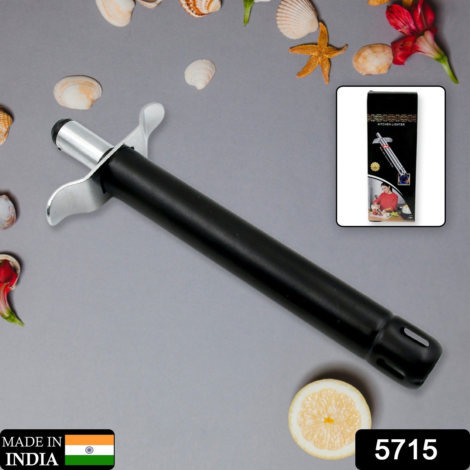 Stainless Steel Gas Lighter for Kitchen Gas Stove, Long Lasting, Unbreakable Lighters for Gas Stoves, Restaurants & Kitchen (1 Pc) - Shivani Jaswal Stainless Steel Gas Lighter for Kitchen Gas Stove, Long Lasting, Unbreakable Lighters for Gas Stoves, Restaurants & Kitchen (1 Pc)