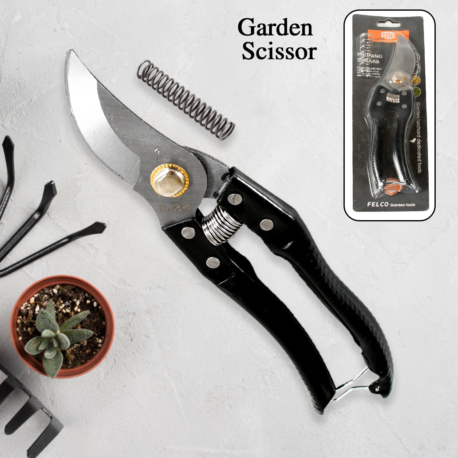 Gardening Tools - Garden Shears Pruners Scissor (1 Pc) - Shivani Jaswal Gardening Tools - Garden Shears Pruners Scissor (1 Pc)