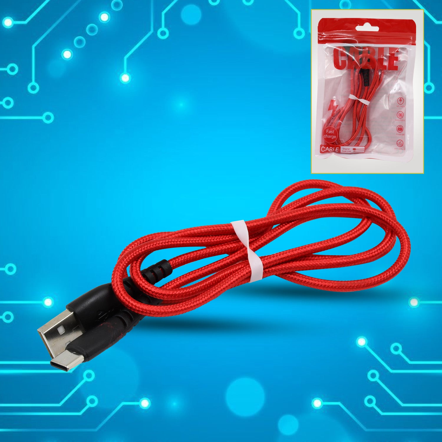 Type C data cable Fast Charging, Data Transfer Cable (97 cm / 1 Pc) - Shivani Jaswal Type C data cable Fast Charging, Data Transfer Cable (97 cm / 1 Pc)