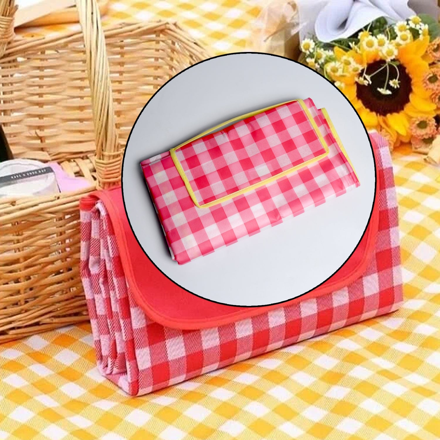 Picnic Blanket Beach Mat Waterproof Blanket Foldable Picnic, Beach, Camping - Shivani Jaswal Picnic Blanket Beach Mat Waterproof Blanket Foldable Picnic, Beach, Camping