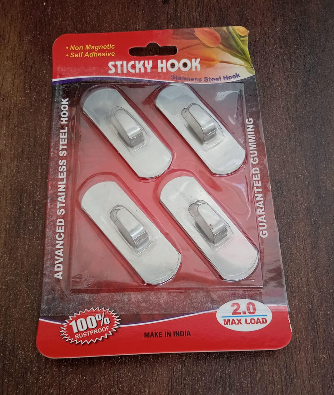 Self- Adhesive Hooks, Heavy Duty Wall Hooks Hangers Stainless Steel Waterproof Sticky Hooks for Hanging Robe Coat Towel Kitchen Bathroom and. - Shivani Jaswal Self- Adhesive Hooks, Heavy Duty Wall Hooks Hangers Stainless Steel Waterproof Sticky Hooks for Hanging Robe Coat Towel Kitchen Bathroom and.