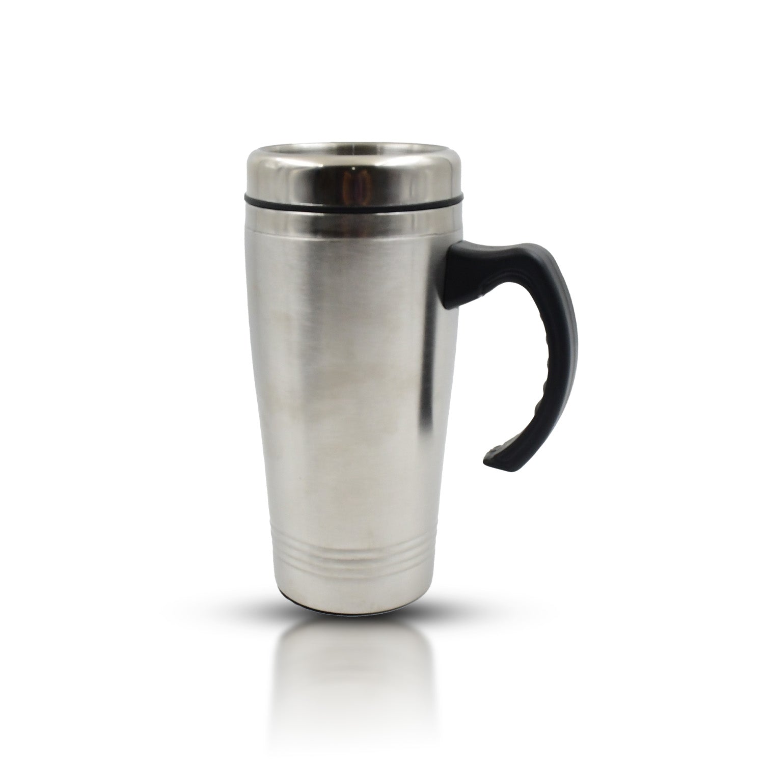 Stainless Steel Coffee Mug (1 Pc / With lid & Handle) - Shivani Jaswal Stainless Steel Coffee Mug (1 Pc / With lid & Handle)