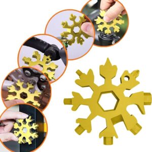 18-in-1 Snowflake Multi-Tool â€“ Portable Bottle Opener, Screwdriver & Wrench