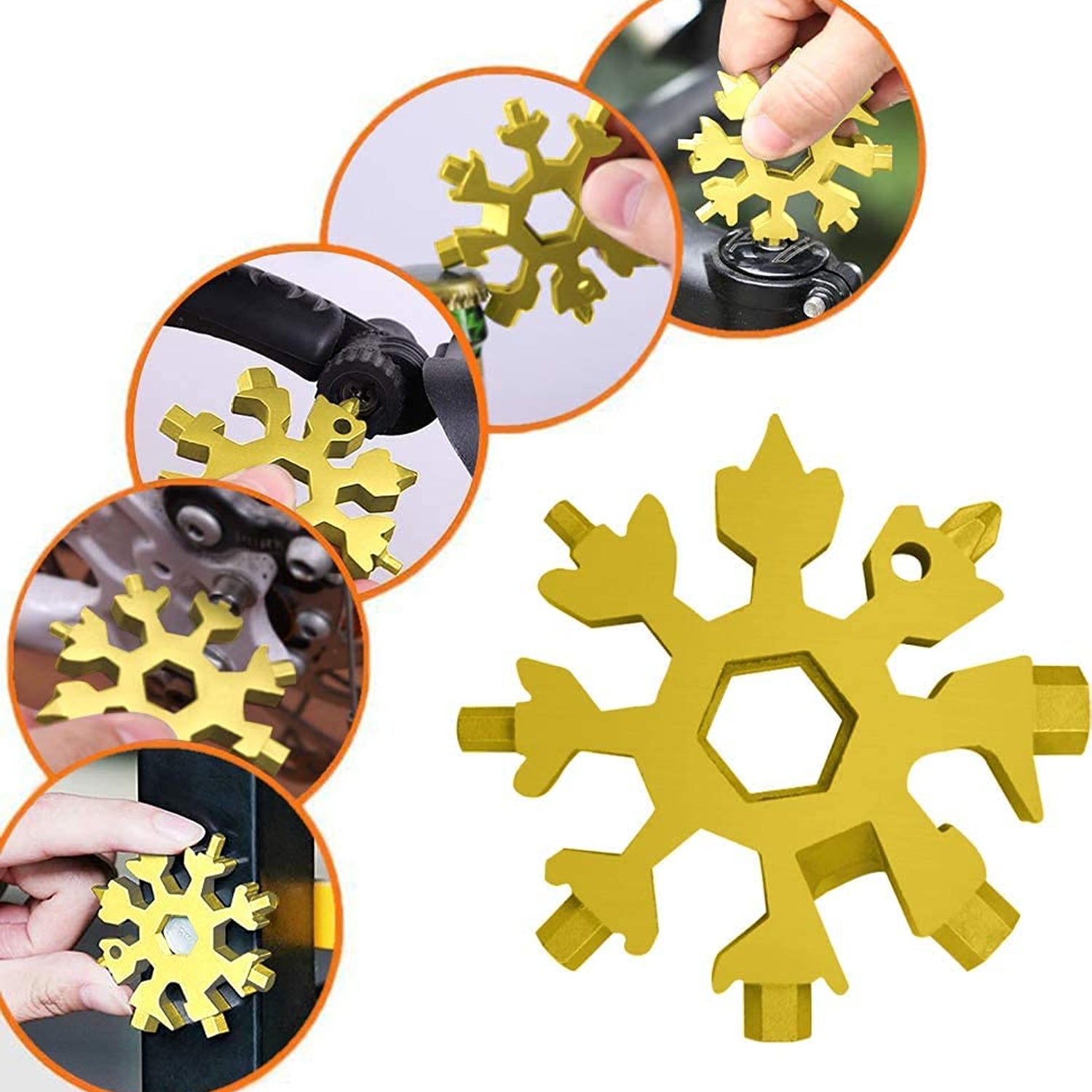 18-in-1 Snowflake Multi-Tool – Portable Bottle Opener, Screwdriver & Wrench - Shivani Jaswal 18-in-1 Snowflake Multi-Tool – Portable Bottle Opener, Screwdriver & Wrench