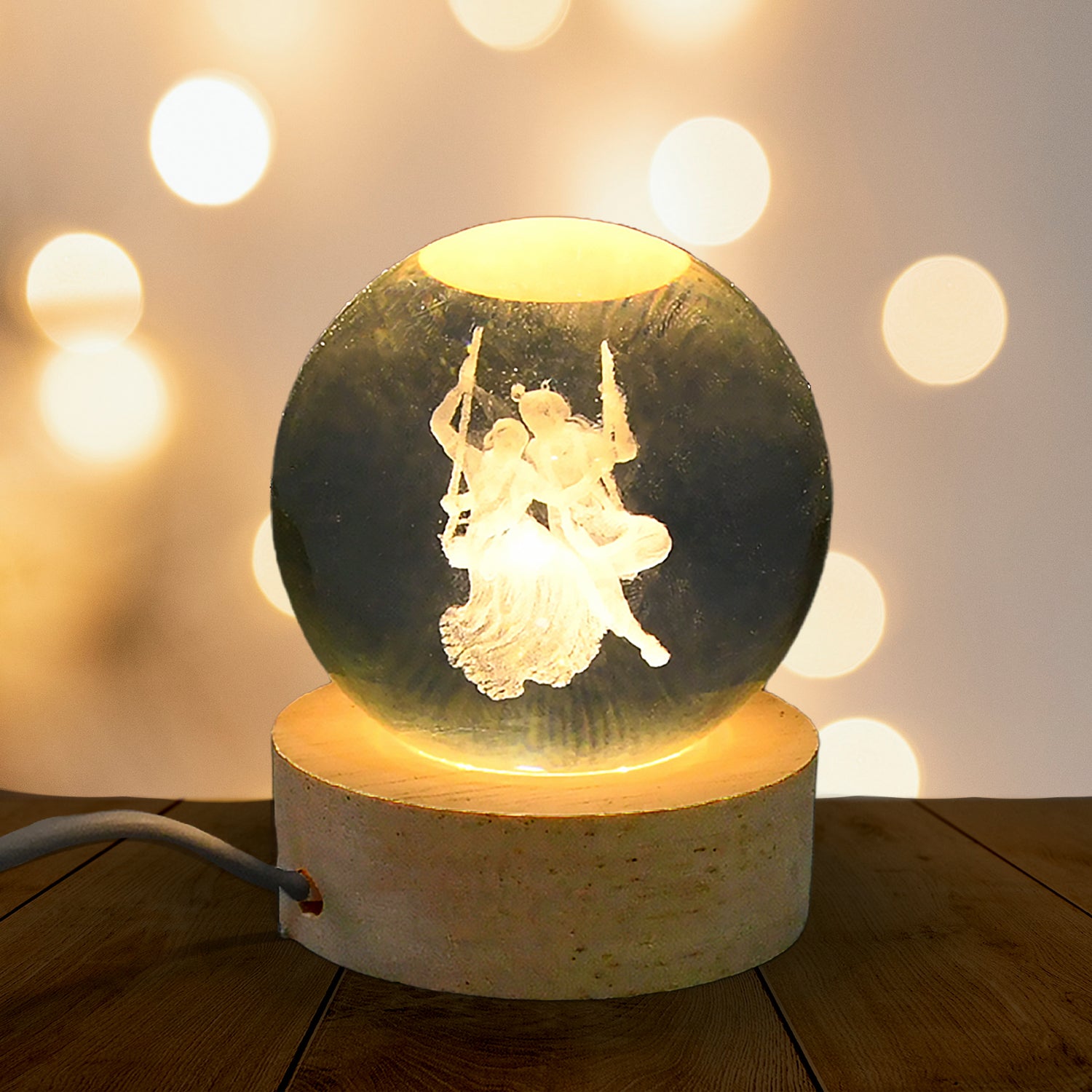 3D Crystal Ball lamps for Bedroom 3D Lamps for Home Decoration 3D Crystal Ball Night Light Gifts for Women Gifts for Men Room Decor Items for Bedroom for Friend and Family (1 Pc) - Shivani Jaswal 3D Crystal Ball lamps for Bedroom 3D Lamps for Home Decoration 3D Crystal Ball Night Light Gifts for Women Gifts for Men Room Decor Items for Bedroom for Friend and Family (1 Pc)