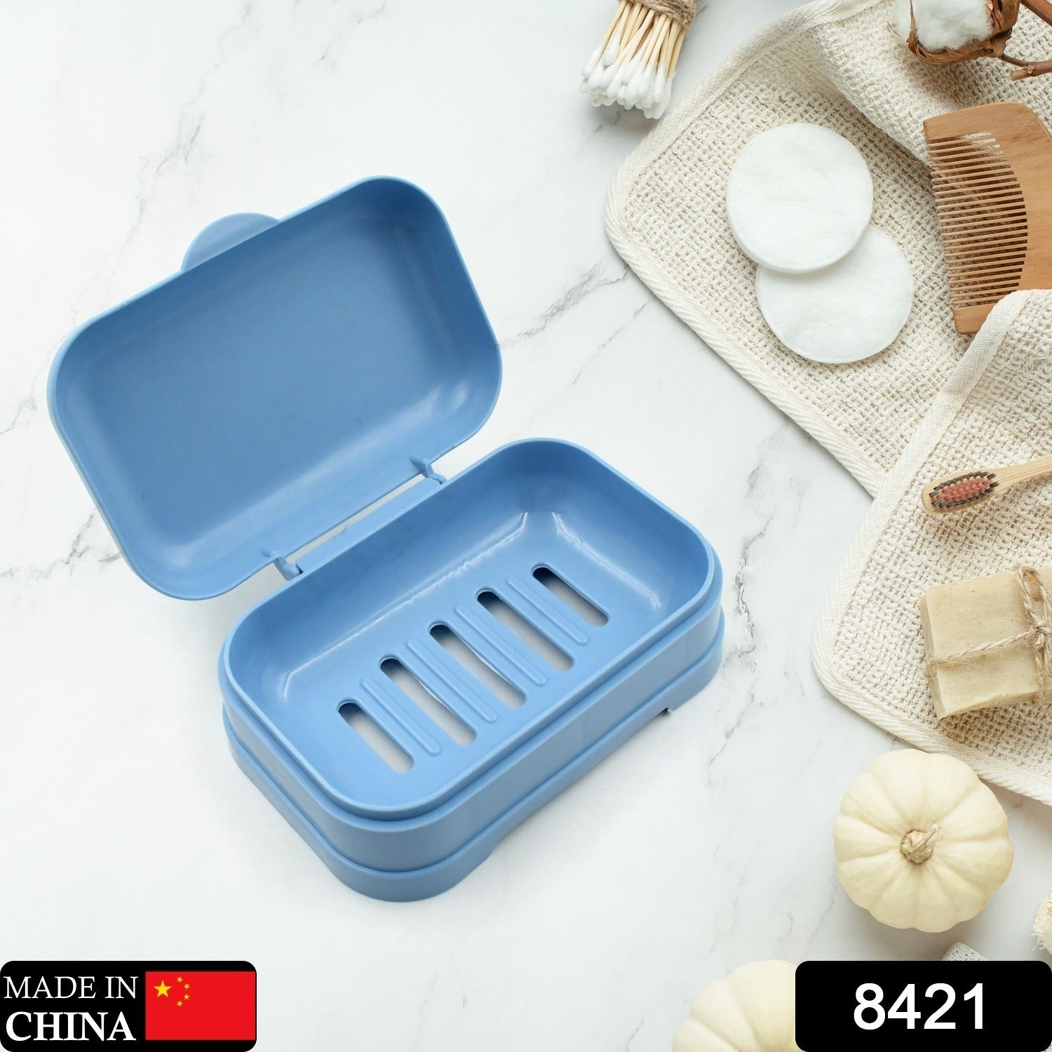 Soap Dish with Drain Soap Holder, Soap Saver Easy Cleaning, Soap Tray for Shower Bathroom Kitchen (1 Pc) - Shivani Jaswal Soap Dish with Drain Soap Holder, Soap Saver Easy Cleaning, Soap Tray for Shower Bathroom Kitchen (1 Pc)