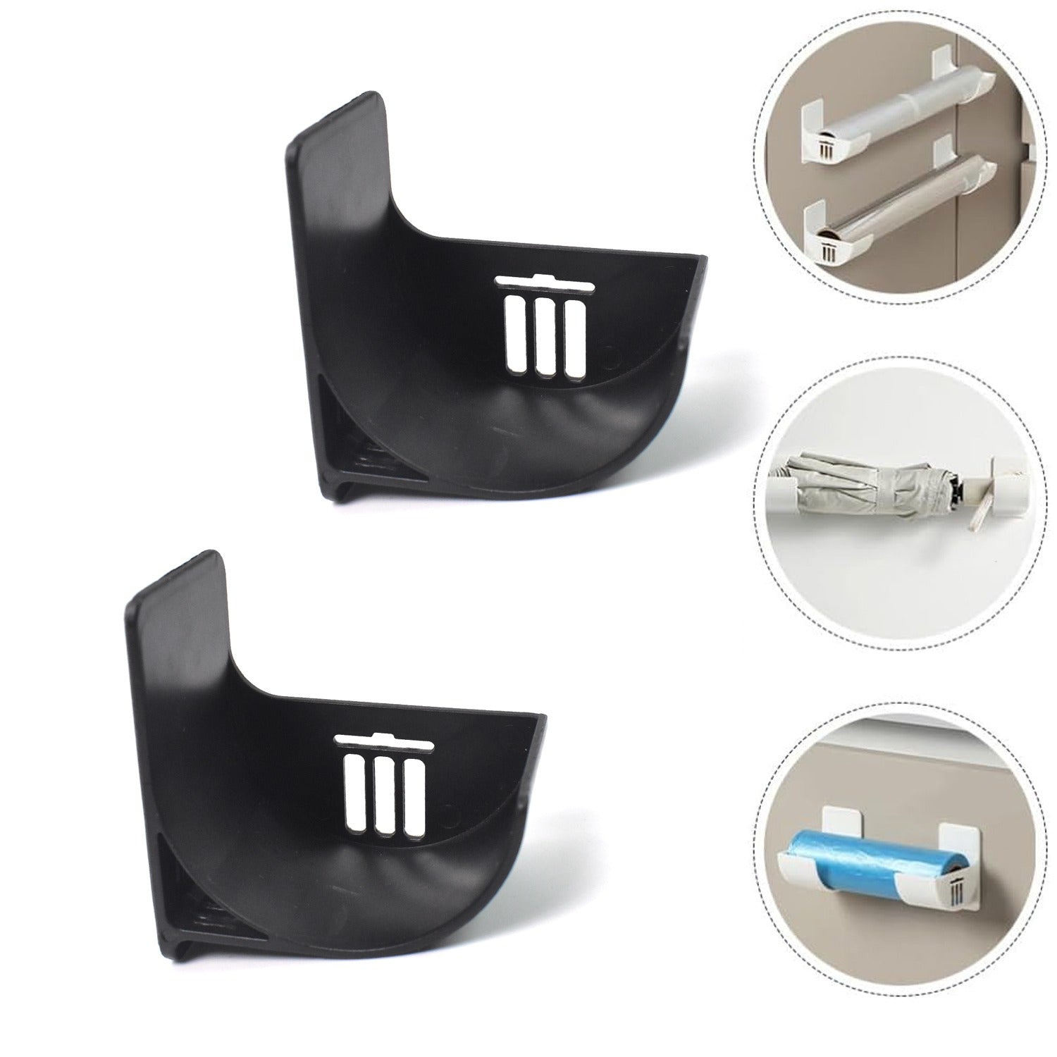 Trash Bag Holder, Wall Mounted Trash Bags Storage Rack (1 Pair) - Shivani Jaswal Trash Bag Holder, Wall Mounted Trash Bags Storage Rack (1 Pair)