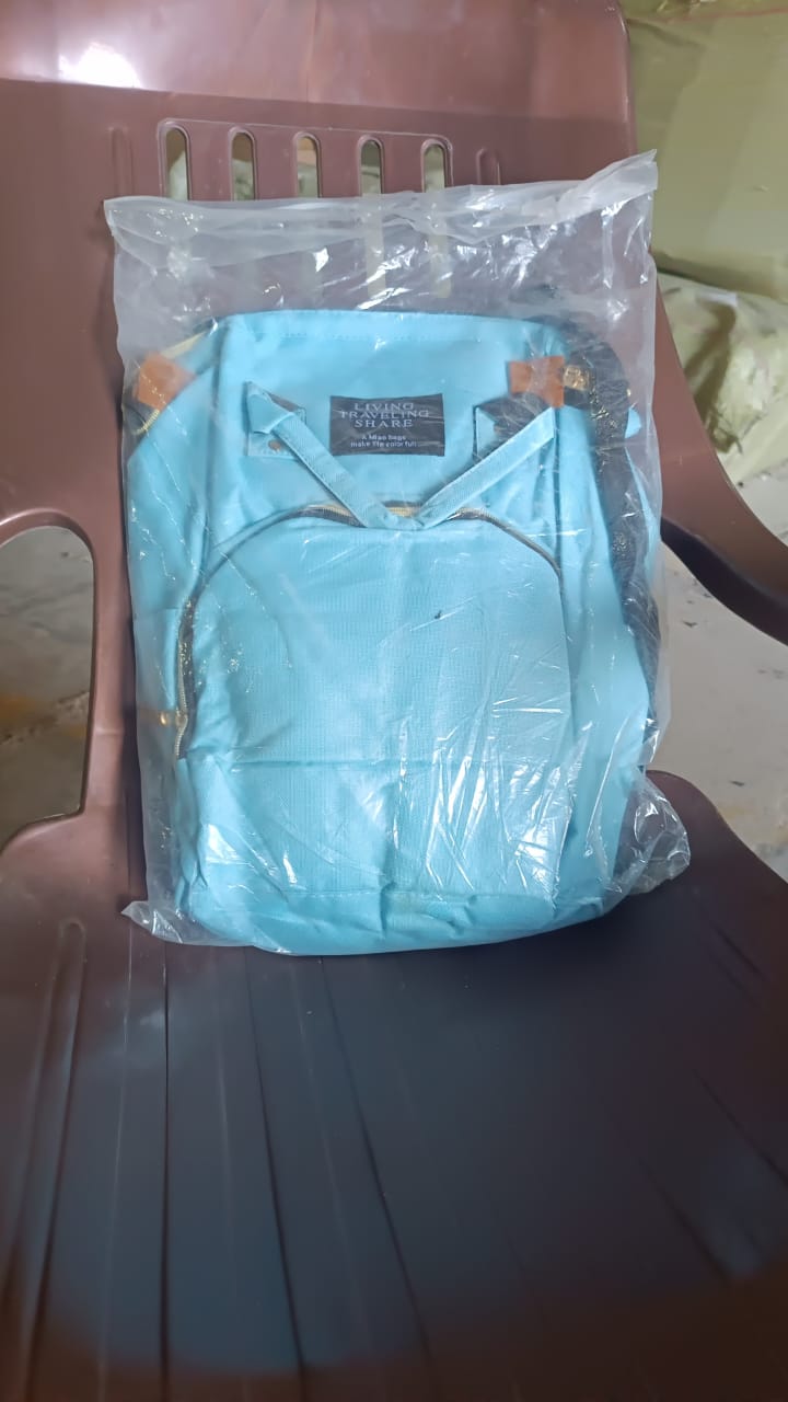 Multifunction Diaper Bag for Baby Care Travel Backpack Large Capacity (1 Pc) - Shivani Jaswal Multifunction Diaper Bag for Baby Care Travel Backpack Large Capacity (1 Pc)