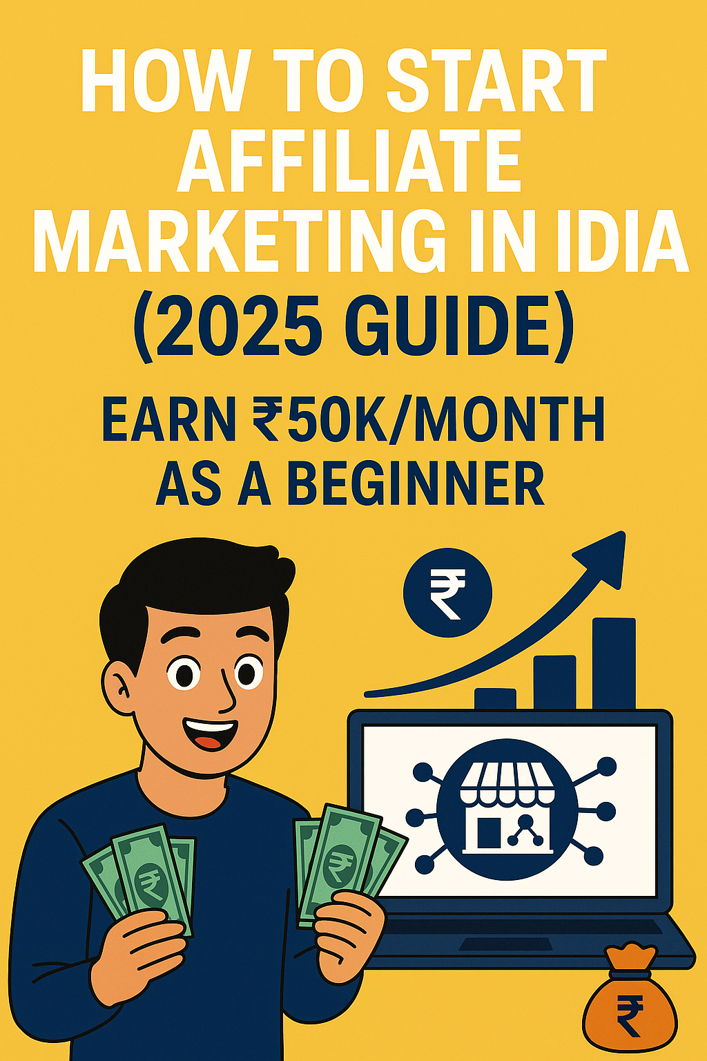 How to Start Affiliate Marketing in India (2025 Guide) Earn ₹50kMonth as a Beginner