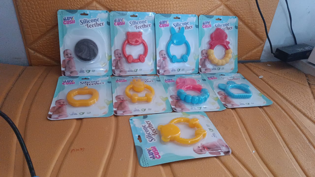 Silicone Baby Teething Toys (1 Pc / Mix Design) - Shivani Jaswal Silicone Baby Teething Toys (1 Pc / Mix Design)