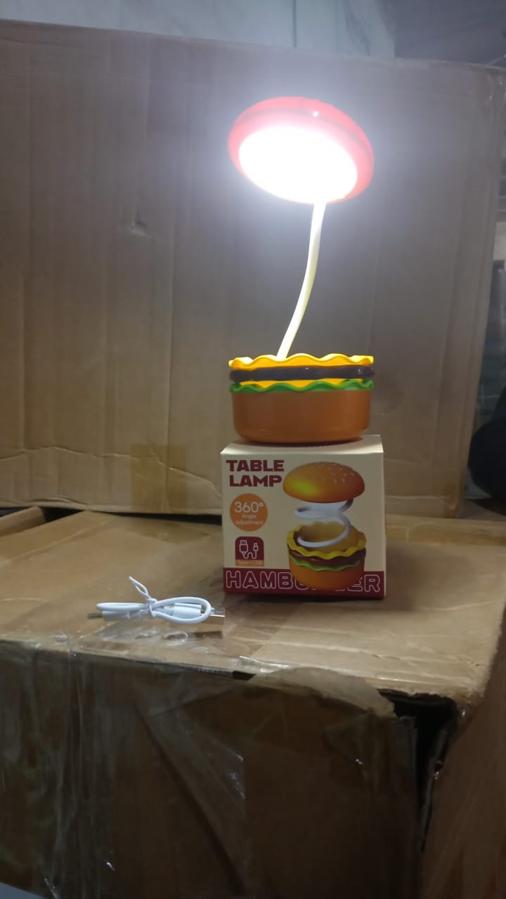 Burger Delight: Folding LED Night Lamp (1 Pc) - Shivani Jaswal Burger Delight: Folding LED Night Lamp (1 Pc)