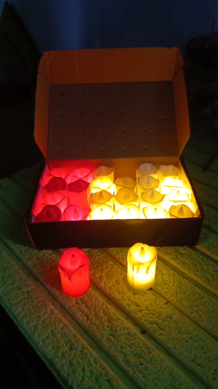 Flameless Melted Design Candles for Decoration (1 pc) - Shivani Jaswal Flameless Melted Design Candles for Decoration (1 pc)