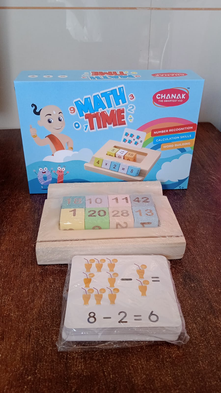 Wooden MathTime for Kids - Educational Math Card Game - Shivani Jaswal Wooden MathTime for Kids - Educational Math Card Game