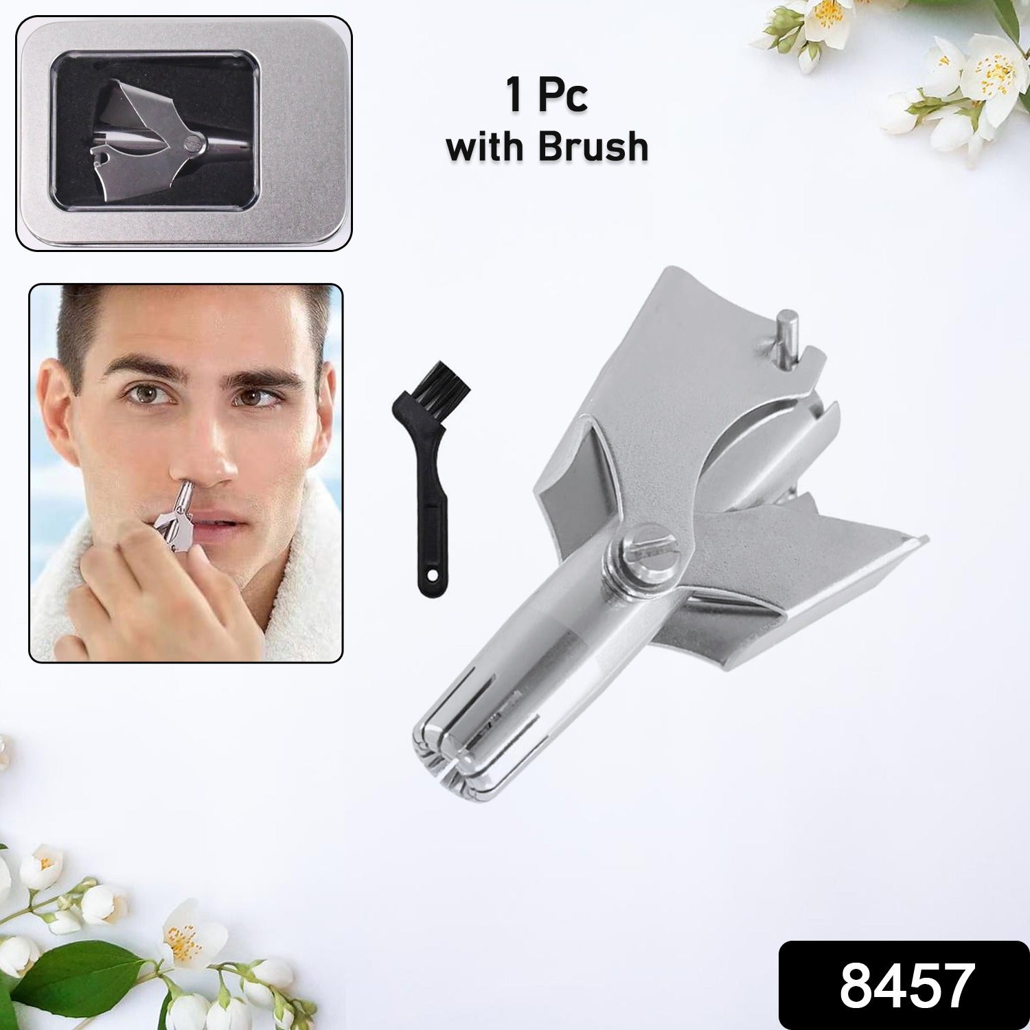 Stainless Steel Painless Nose Hair Remover (1 Pc) - Shivani Jaswal Stainless Steel Painless Nose Hair Remover (1 Pc)